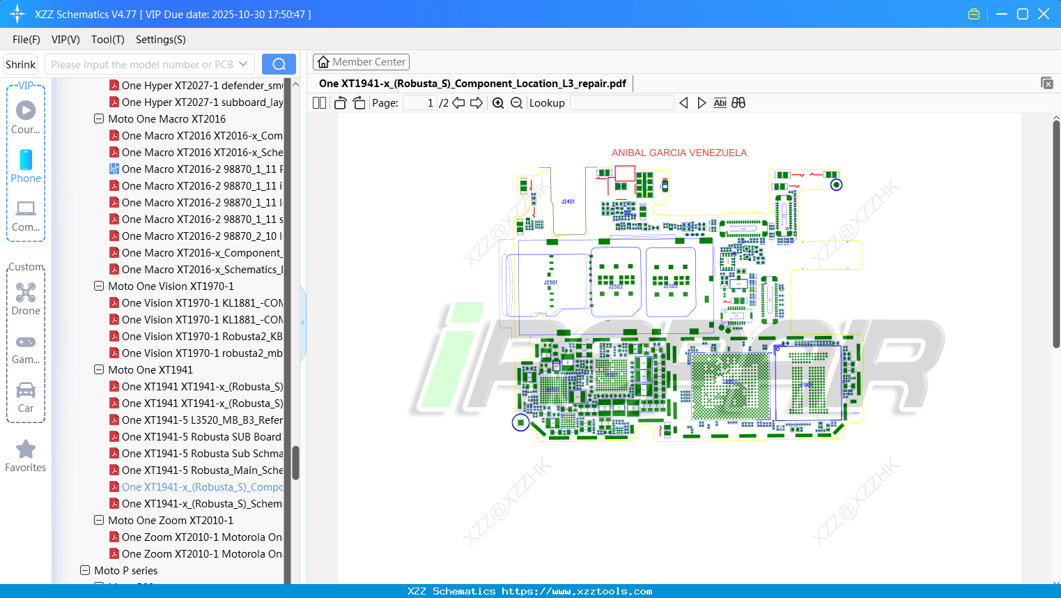 Motorola One XT1941-x_(Robusta_S)_Component_Location_L3_repair